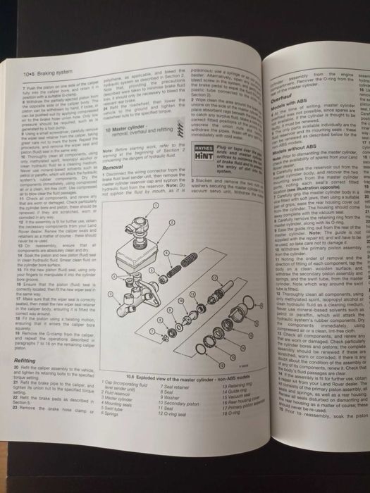 Manual de Oficina Haynes para Land Rover Discovery de 1989 a 1998