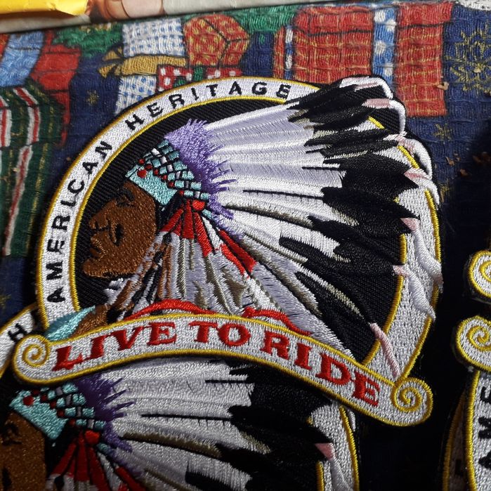 Naszywki naszywka Indianin,itd gęsty haft bawełna info opis