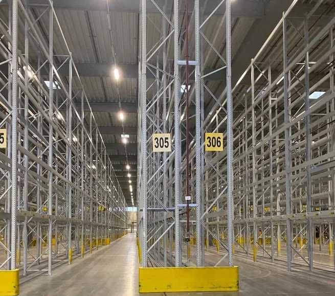 Regały paletowe Schäfer PR600 Regał magazynowy paletowy 4,3/3,7m