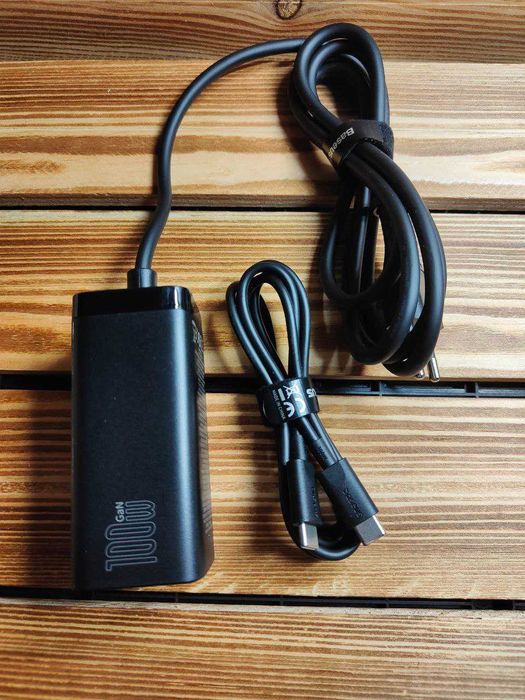 Новий Мережевий зарядний пристрій Baseus 100W GaN3 Pro + Кабель 100W