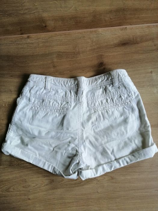 Spodenki krótkie białe XS H&M 11-12lat