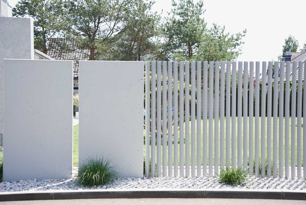 ogrodzenie betonowe elka betonowa mur betonowy przęsła grzebieniowe