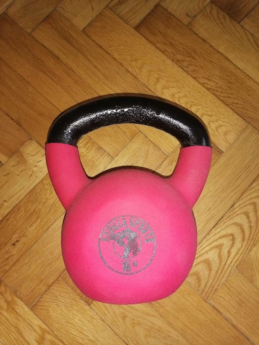 16 kg kettlebell hantel gumowany kettle Gorilla
