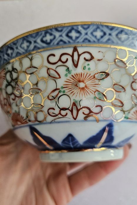 Taça de porcelana chinesa
