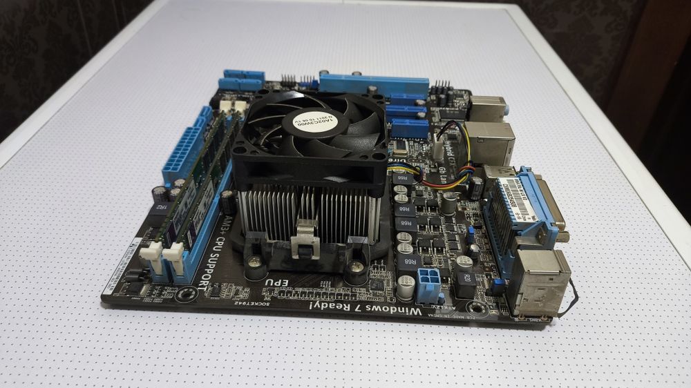 Комплект Материнська плата, процесор, оперативка 12GB