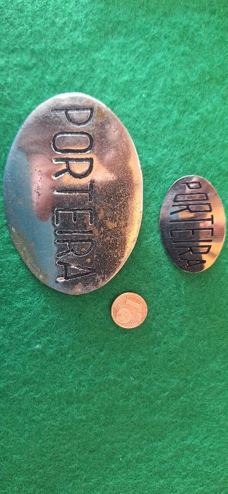 Cracha porteiro e porteira