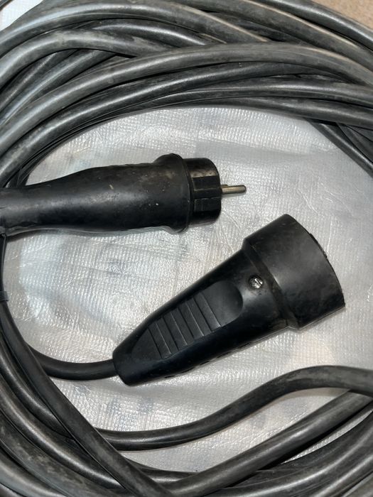 Przedłużacz 230V gumowy solidny 18 m
