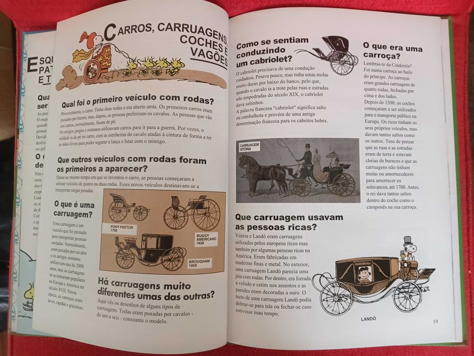 Enciclopédia do Charlie Brown 5 – Carros Comboios e outros Veículos