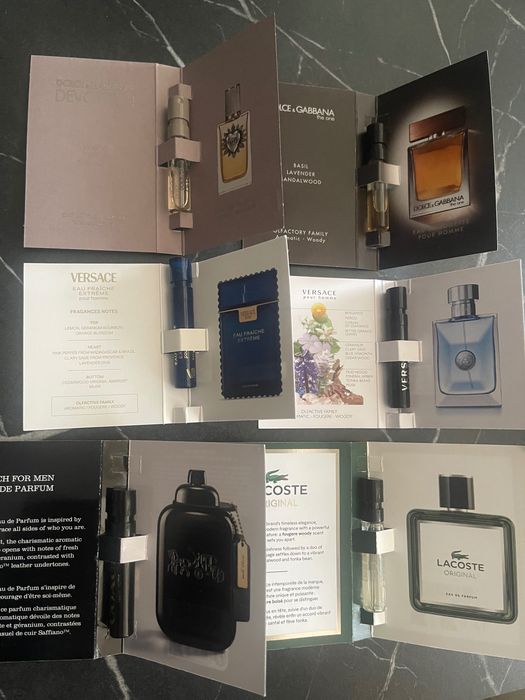 Набір міні парфумів для чоловіків. Італія, Франція.