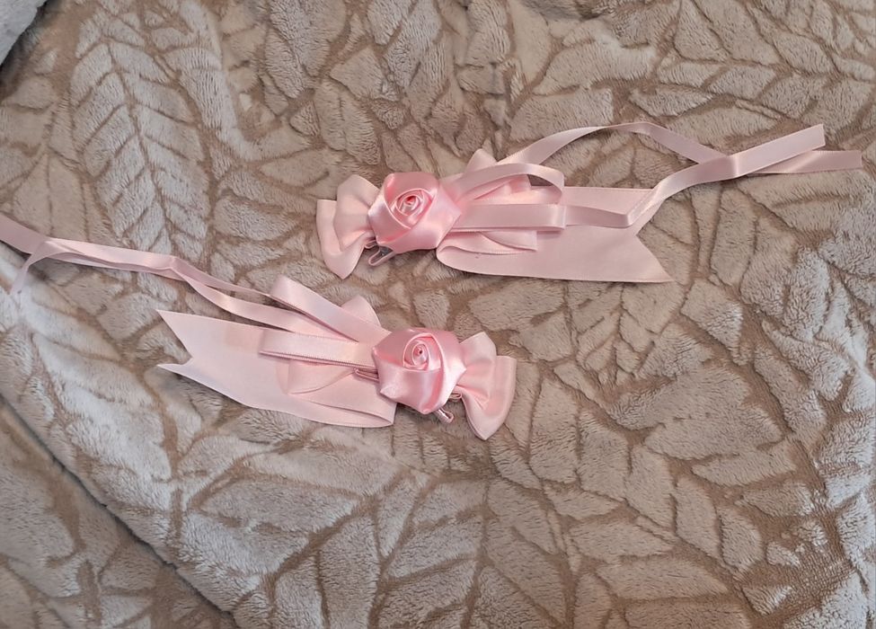 Рожеві бантики в стилі лоліта /jirai kei/ryousangata/cute core