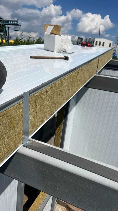 Сендвіч панелі покрівельні ( пінопласт, Вата)