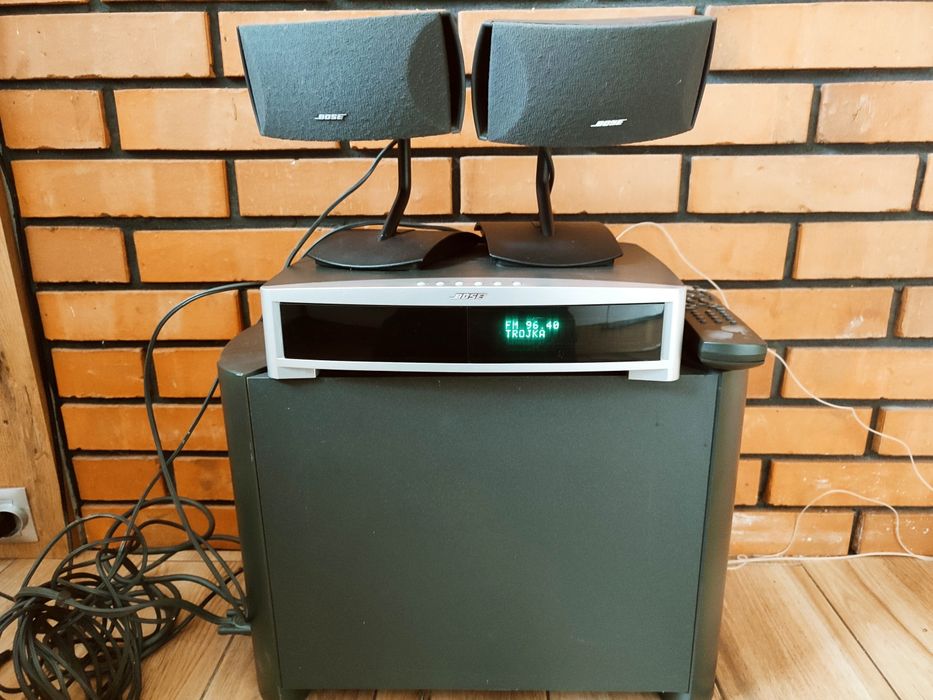 WYPRZEDAŻ! Bose system 321 mk 2;, subwoofer, CD/ DVD, pilot, satelity