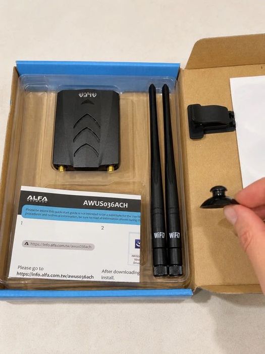 Adaptador WiFi de longo alcance ALFA Network AWUS036ACH - Modo monitor