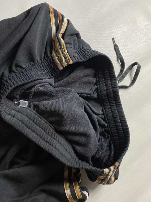 ADIDAS Camo Moro Camouflage czarne sportowe DRESY Z KIESZENIAMI roz XL