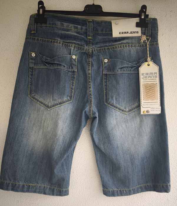 Calções de ganga azul, Silver