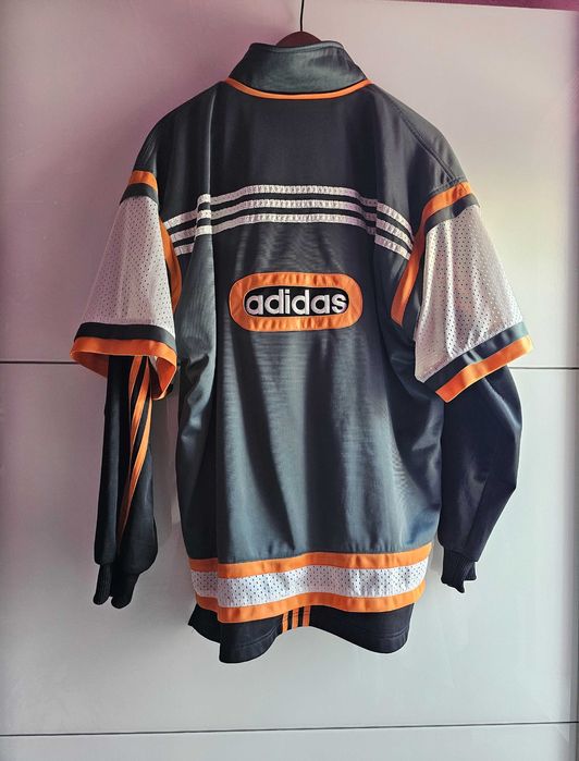 Ultra Rare Vintage Adidas D6 F180 Very Rare Unique Streetball Jacket