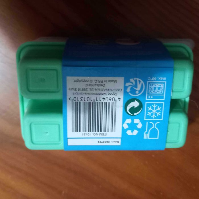 Conjunto de 6 covetes fechadas para cubos de gelo NOVO