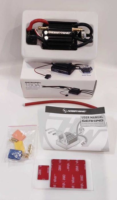 Variador ESC Hobbywing Seaking 180A Boat ESC V3 2-6s, 5A BEC Barco