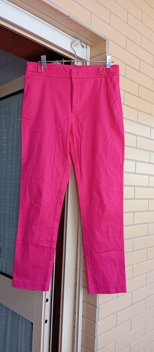 Calças rosa de senhora 36