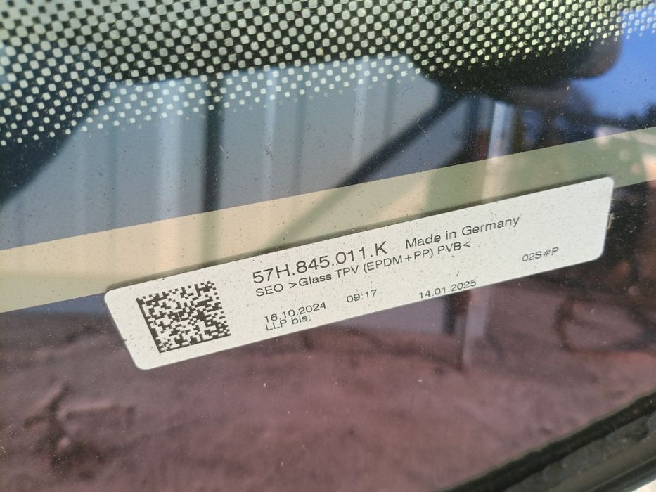Skoda Kodiaq 2024 oryginał VW SOLAR KAMERA SENSOR GRZANA HUD  57H845011K 57H