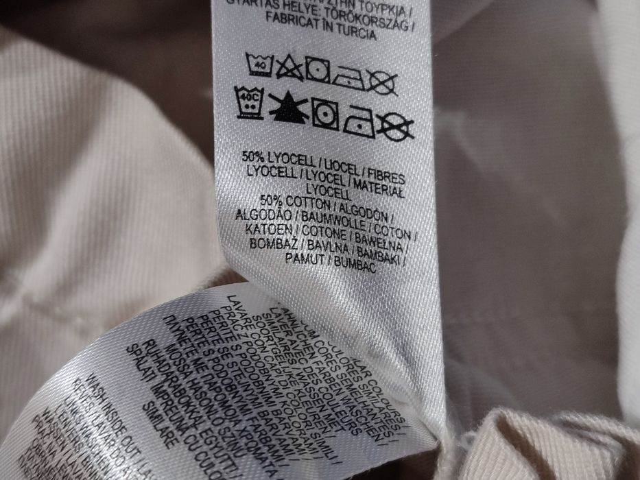 Kremowe krótkie spodenki szorty letnie Primark S 36 nowe