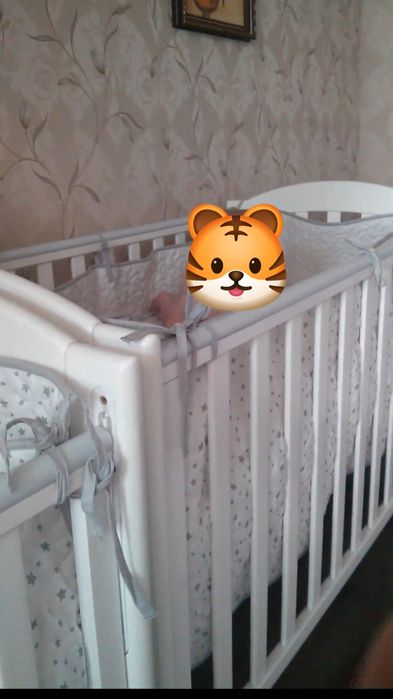 Ліжко дитяче  з маятником Верес (люлька)