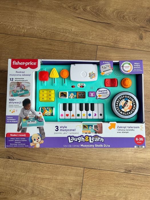 Muzyczny stolik dj fisher price