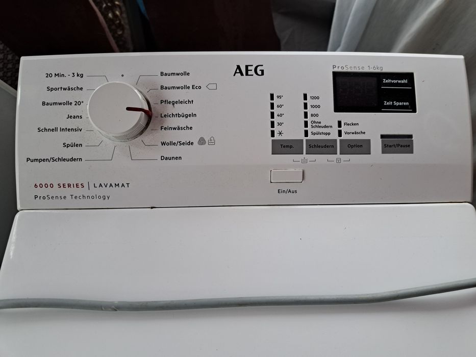 Pralka AEG 40cm 6000series Lavamat uszkodzona.