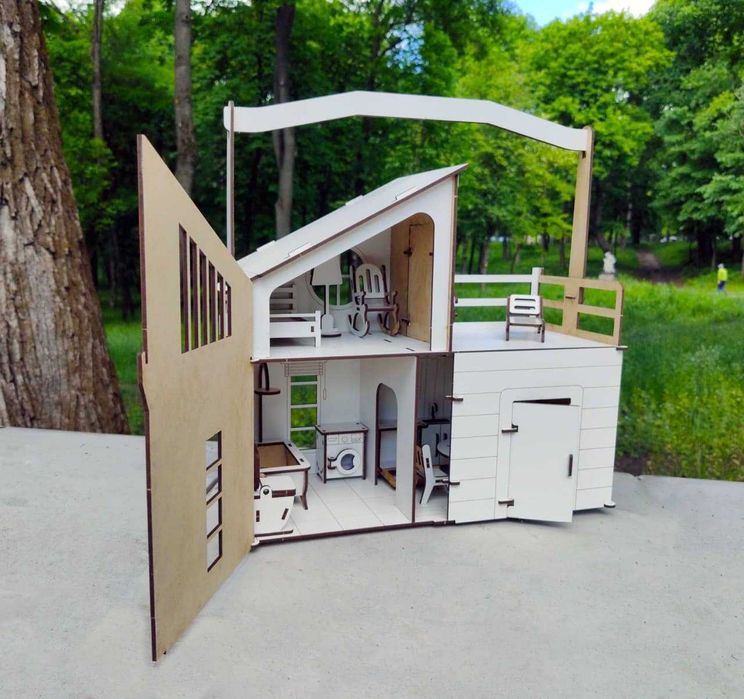 Ляльковий будинок. Деревʼяний будинок для ЛОЛ , домик для ляльок