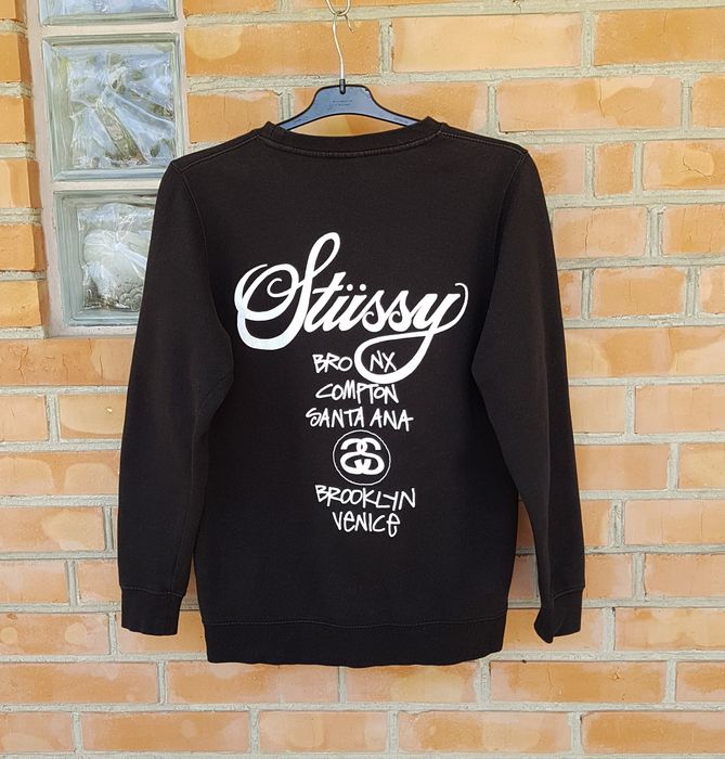 Stussy World Tour Sweatshirt кофта світшот оригінал S