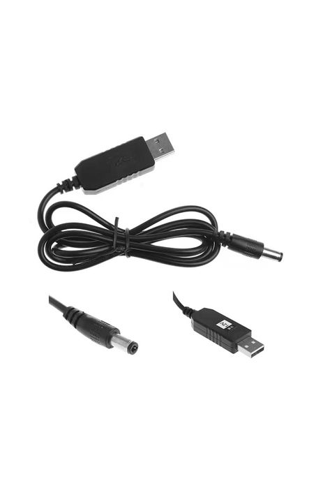 Кабель повышающий USB 5V на 12V DC