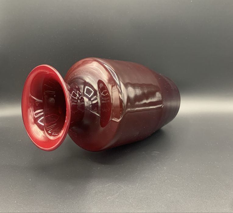 Wazon Stożek Horbowy, Huta Barbara, Szkło PRL