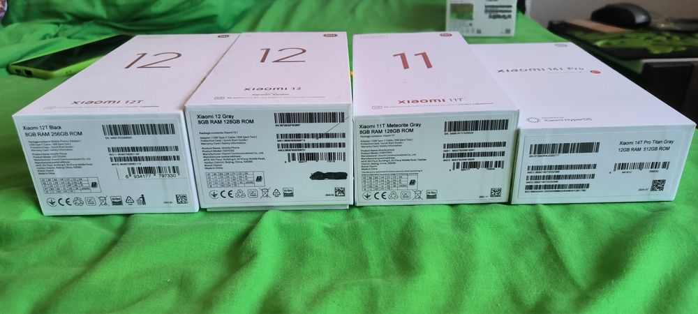 Xiaomi 12,12t,11t