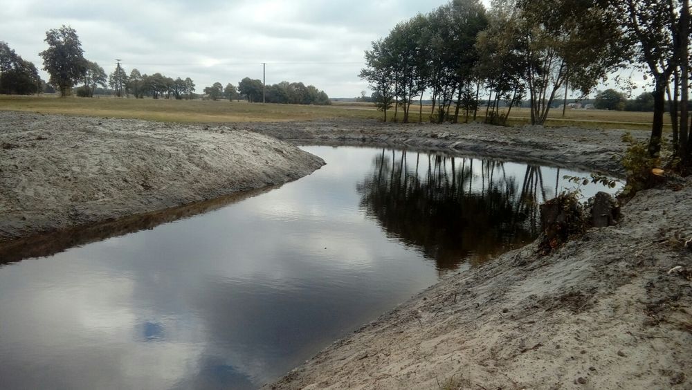Roboty ziemne ,usługi koparką, kopanie i odmulanie stawów.