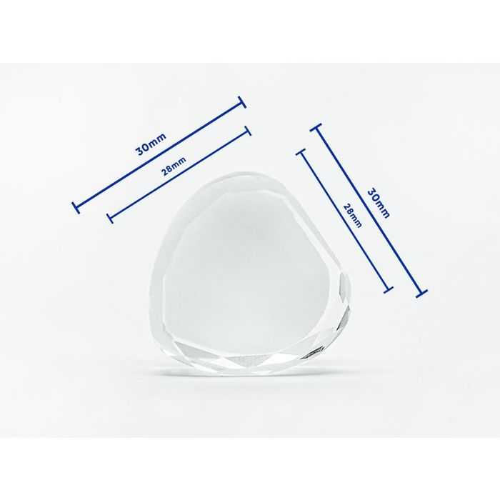 Porta-Chaves em Cristal Personalizado (30 mm)