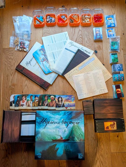 Gra planszowa „Uśpieni Bogowie” PL (Sleeping Gods) z tackami