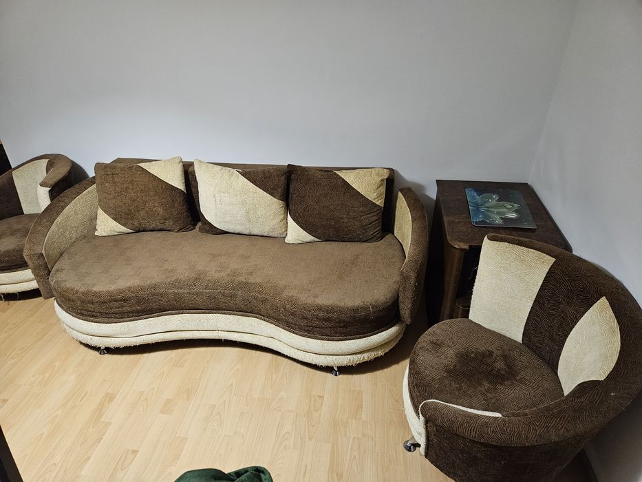 Kanapa rozkładana fotele wersalka