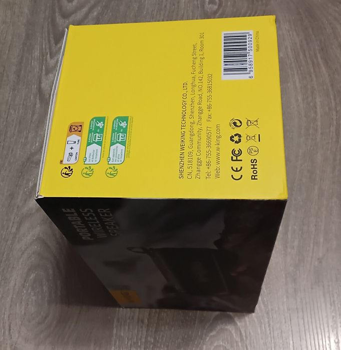Портативна колонка  W-KlNG D 8 mini-1 Bluetooth  Speaker New, оригінал