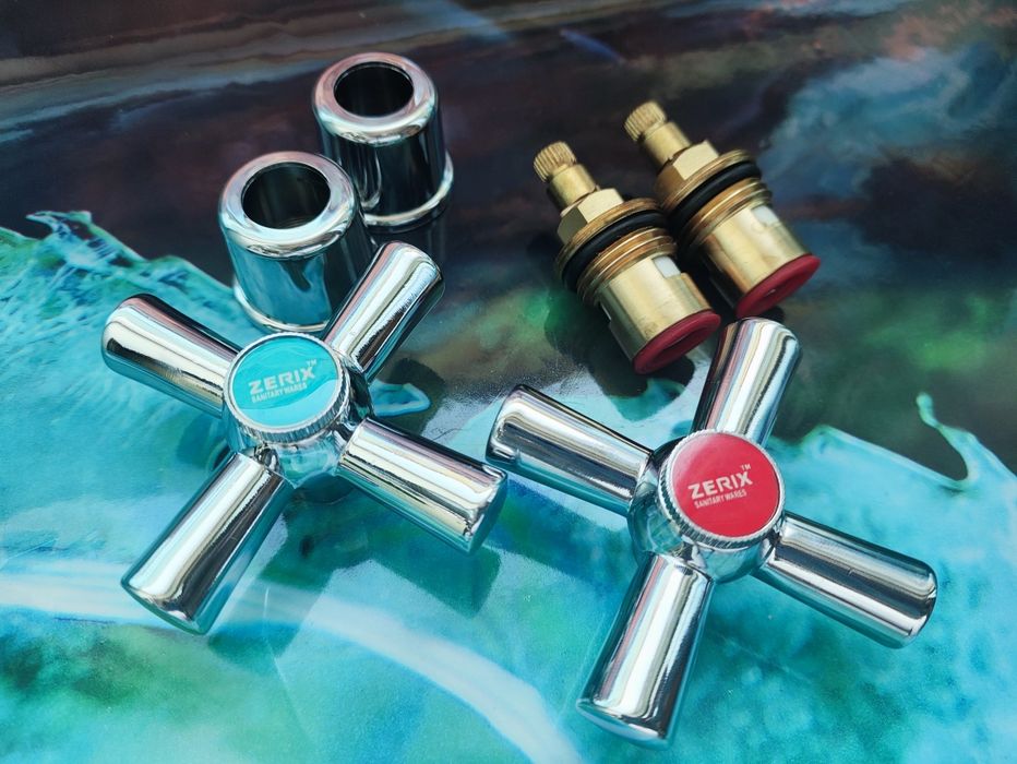 Ручки з кран буксами Zerix Handles SET-A722