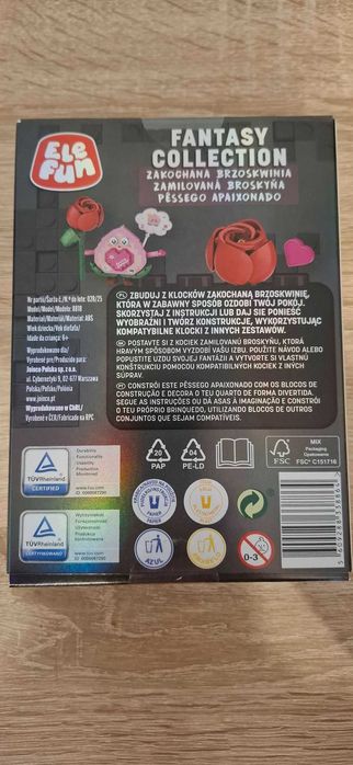 Klocki Elefun Fantasy Collection Micr 3D Zakochna Brzoskwinia 338 elem