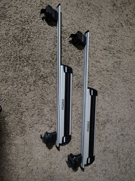 thule рейлинги з кріпленням для лиж, сноубордів на Peugeot 508. Змінні