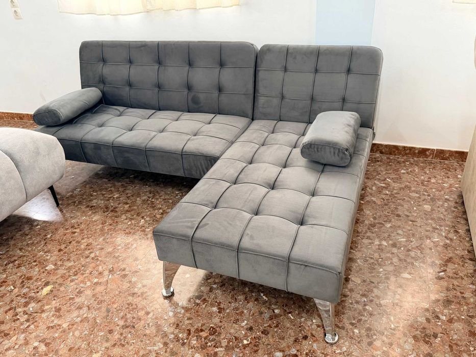 Sofa cama chaielongue reversivel levamos a sua casa Envio gratis