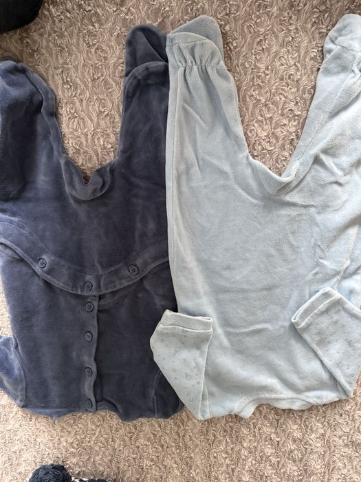 Dwa pajacyki polarkowe 62 cm