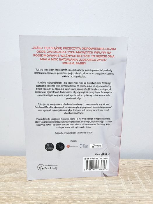 Książka - Wirus. Jak przewidziano pandemię. Osterholm, Olshaker.