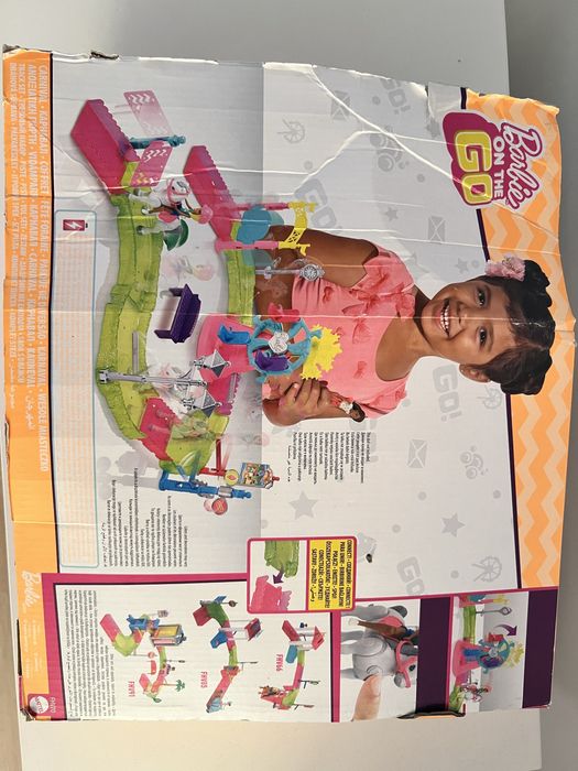 Barbie on the go carnivall zestaw karuzela ideal