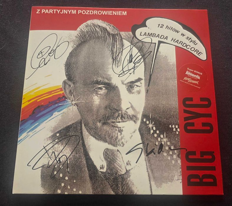 Big Cyc - z partyjnym pozdrowieniem - Z AUTOGRAFAMI - unikat