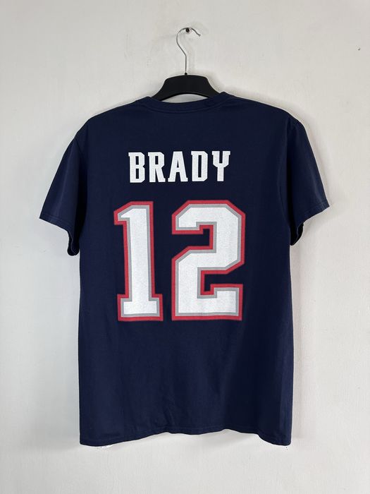 Nfl baseball majestic shirt brady 12 original вінтажна