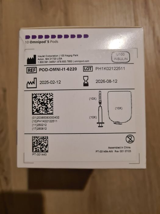 Omnipod 5 pods 10 sztuk