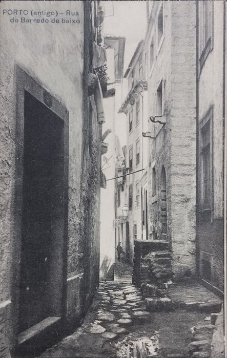 Postais centenários Porto perspetiva dupla