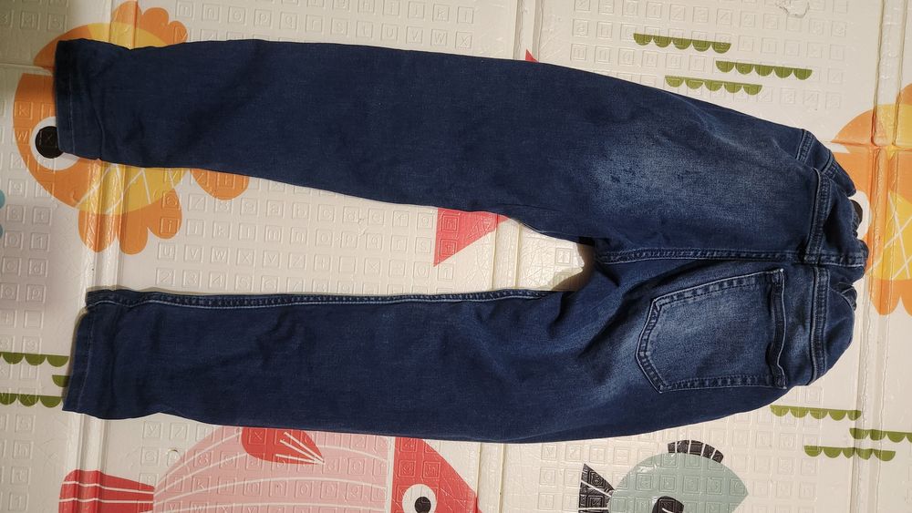 Штани джогери джинсові утеплені на гумці 140 розмір jogger